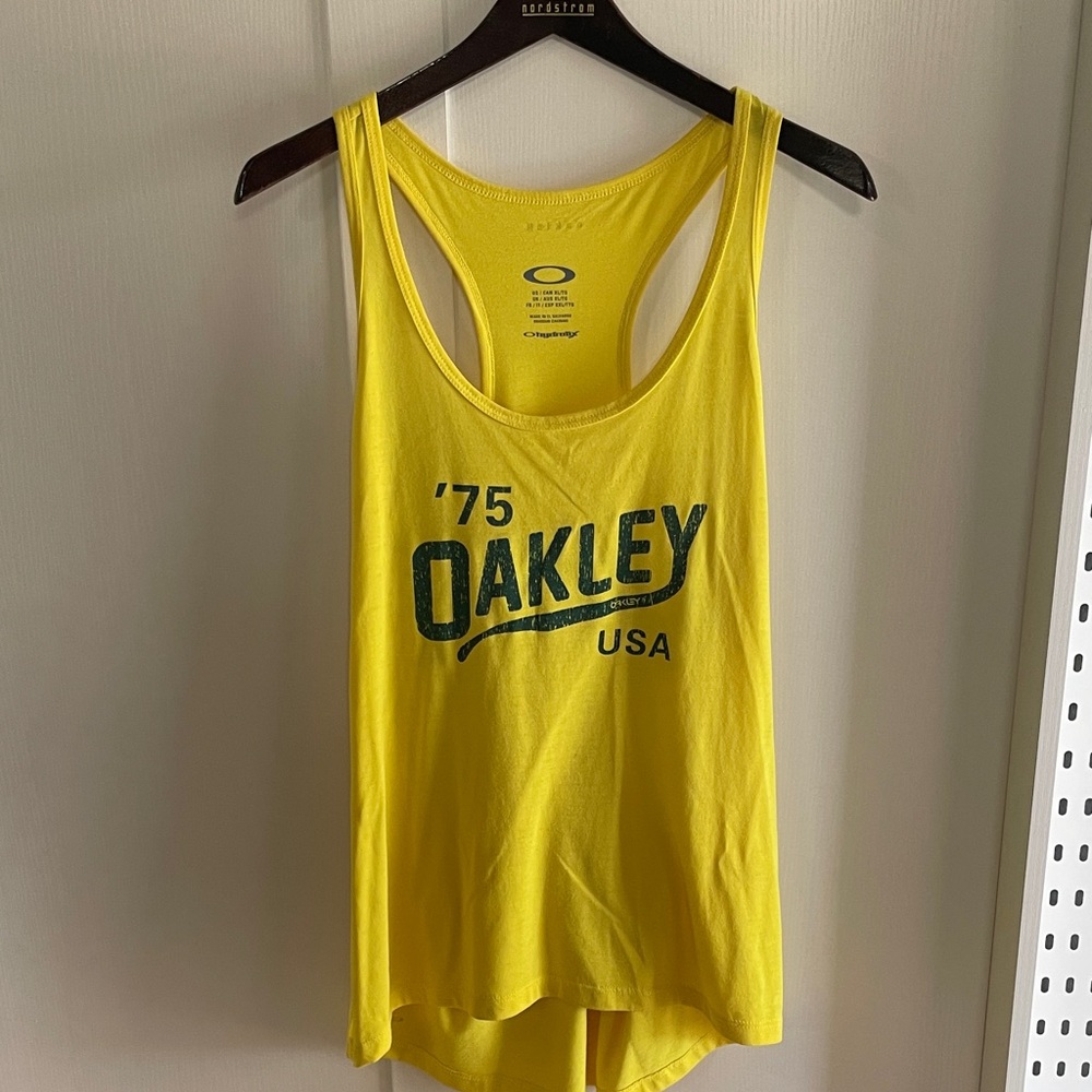 Oakley Bright Yellow Graphic Tank